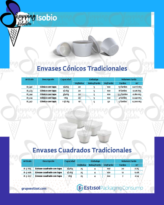 Termico Postre Rectangular Isopor Estisol — foto 4