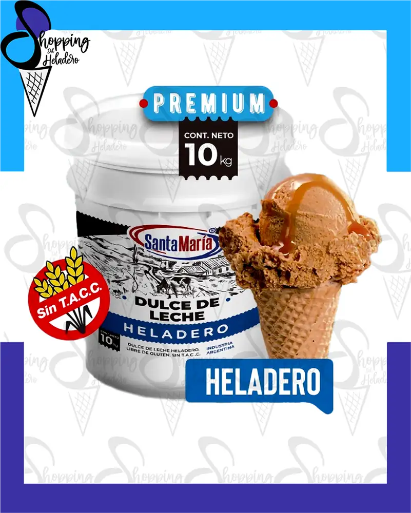 DULCE DE LECHE HELADERO SANTA MARIA