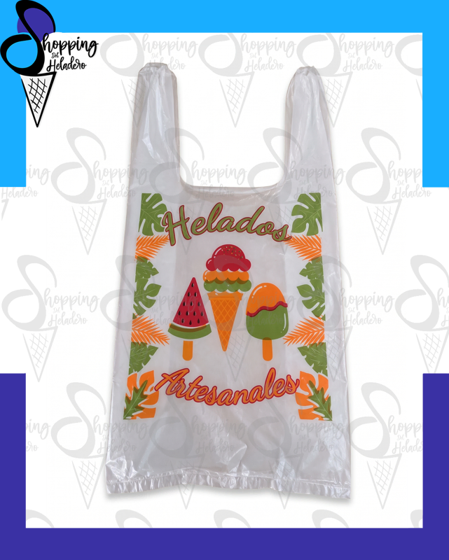 BOLSA CAMISETA HELADO ARTESANAL — foto 2
