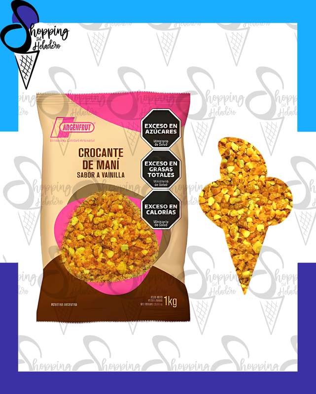 CROCANTE DE MANI SABOR VAINILLA S/CARAMELIZAR