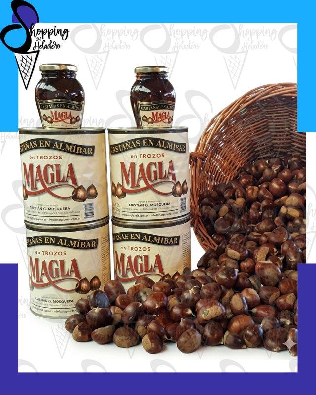 CASTAÑAS EN ALMIBAR EN TROZOS