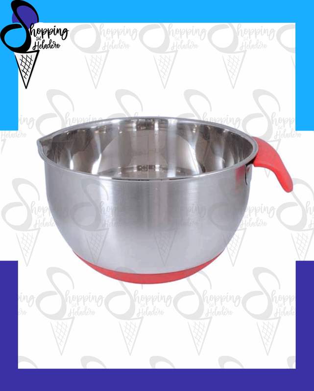 Bowl con asa acero inox 24 cm