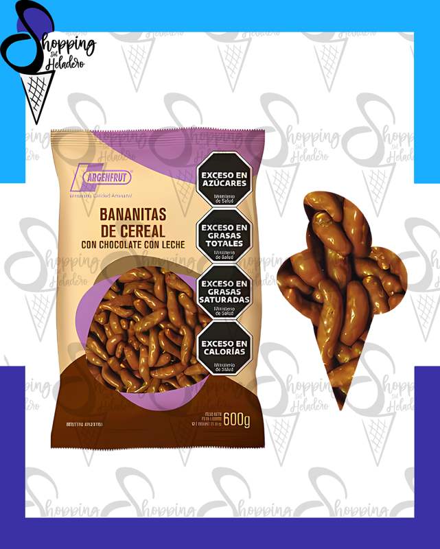 BANANITAS DE CERAL BAÑANAS EN CHOCOLATE