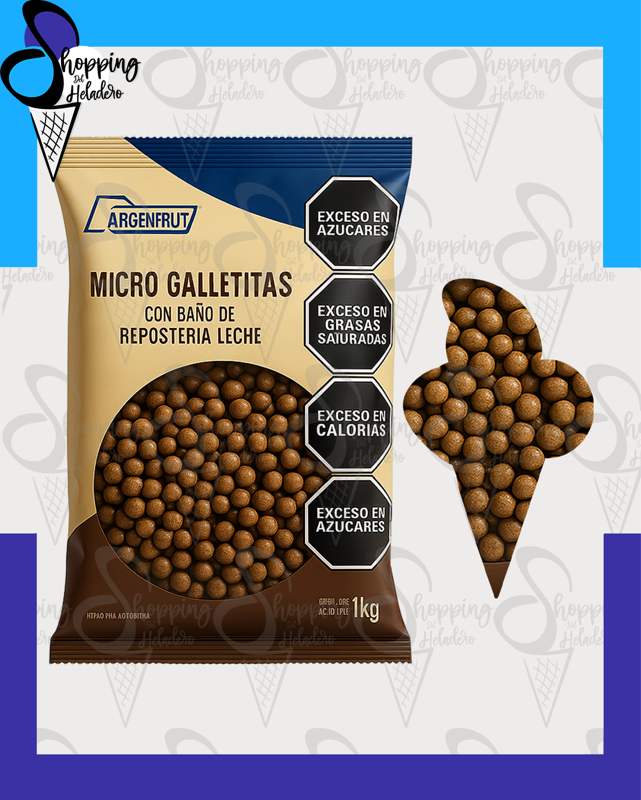 MICRO GALLETITAS NEGRA CON BAÑO DE REPOSTERIA