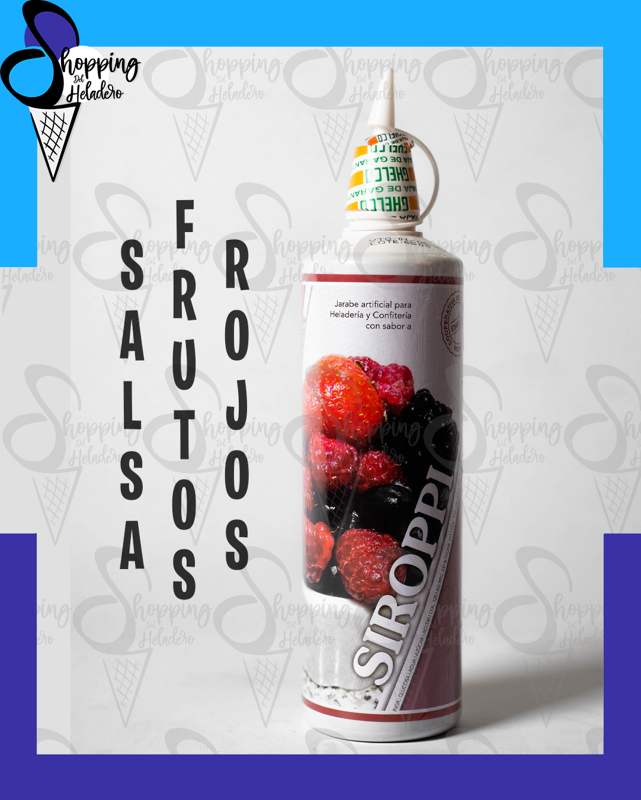 SALSA FRUTOS ROJOS Ghelco Siroppi
